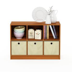 lot 4643 image: Furinno Basic 3x2 Bookcase Storage, Light Cherry