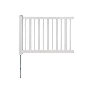 lot 4650 image: WamBam Fence BL19103 Sturbridge Vinyl Fence, 4 Tall by 6 Wide, White