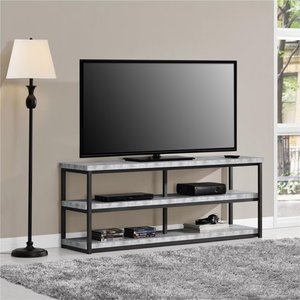 lot 4656 image: Entertainment Console Ameriwood Home Grey 25h x 63W x 16.5D