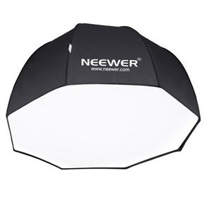 lot 4659 image: Neewer 47120cm Octagonal Speedlite, Studio Flash, Speedlight Umbrella Softbox with Carrying Bag for Portrait or Product Photography