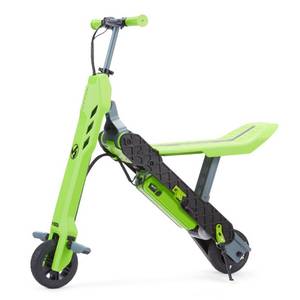lot 4669 image: VIRO Rides Vega 2-in-1 Transforming Electric Scooter & Mini Bike. Tested And Turns On But Does Not Run