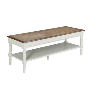 lot 4677 image: Convenience Concepts French Country Coffee Table, Driftwood  White