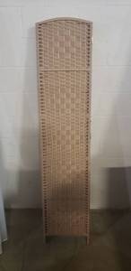 lot 4682 image: Rose Home Fashion RHF 6 ft.Tall-15.7 Wide Diamond Weave Fiber 4 Panels Room Divider4 Panels Screen Folding Privacy Partition Wall Room Divider Freestanding 4 Panel Natural