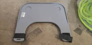 lot 4711 image: Wheelchair Tray Table with Cup Holder, Removable Wheelchair Lap Tray, Medical Portable Wheelchair Desk Accessories for Eating, Reading, Resting