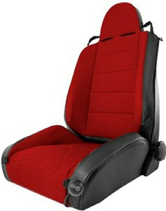 lot 4720 image: Rugged Ridge 13448.53 Black with Red Insert XHD Off Road Reclining Front Seat