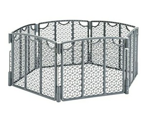 lot 4756 image: Evenflo Versatile Play Space, Indoor & Outdoor Play Space, Portable, 18.5 Square Feet of Enclosed Space, Cool Gray