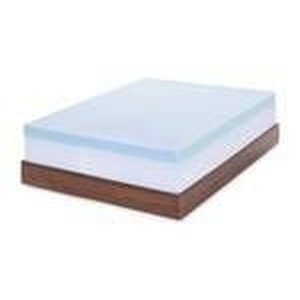 lot 2158 image: Twin Size - Lucid 4 Gel Memory Foam Mattress Topper