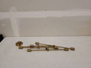 lot 4850 image: Brass Hanging Chandelier