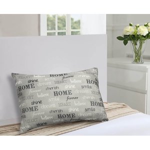 lot 4860 image: Inspire King Bed Pillow Gray 18x36