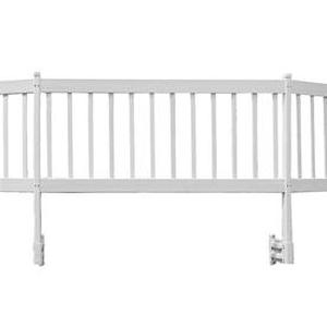 lot 4876 image: GLI Above Ground Pool Fence Kit - White