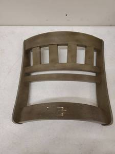lot 4877 image: One Green Bar Stool , Appears To Be Complete, Some Damage See Photos