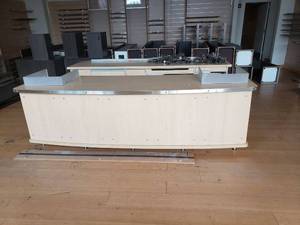 lot 6000 image: Front and back maple checkout counters