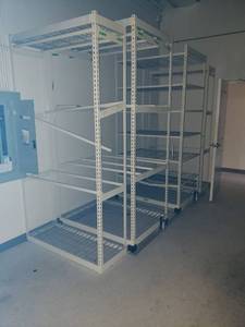 lot 6010 image: Rolling storage rack system