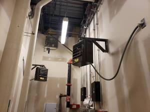 lot 6014 image: (2) electric heaters in riser room