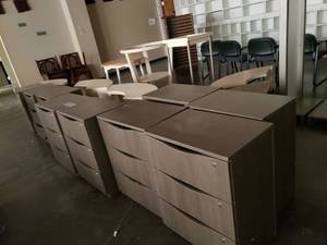 lot 6064 image: Lot (11) storage cabinets