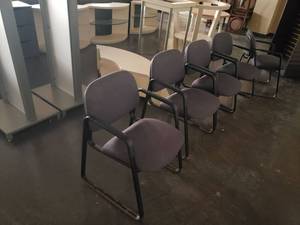 lot 6065 image: Lot of chairs and fixtures