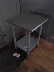 lot 6103 image: stainless table