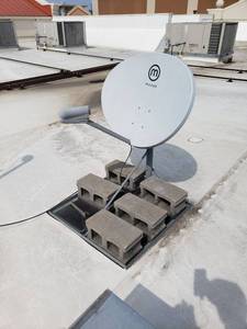 lot 6148 image: Muzak satellite dish