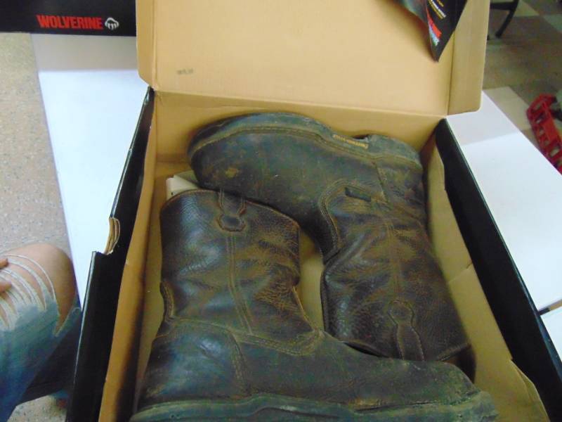 lot 2869 image: Wolverine Bandit - Steel Toe - Worn - Mens 8.5