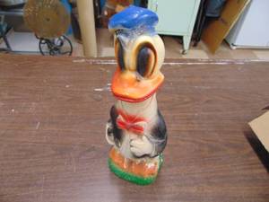 lot 2931 image: Donald Duck Chalkware Piece