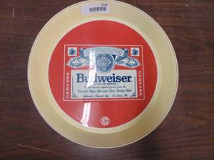 lot 2936 image: Budweiser Tray - Plastic