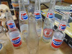 lot 2960 image: Vintage Pepsi Bottles