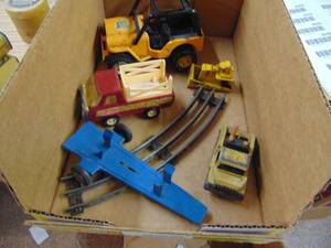 lot 2968 image: Small Buddy L Truck - Boat Trailer and More