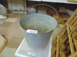 lot 3006 image: Galvanized Pail