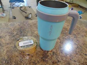 lot 3044 image: Magellan Coffee Cup and Carhart Belt