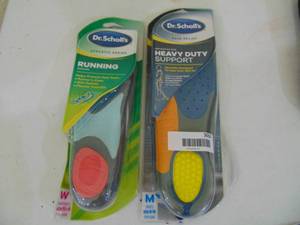 lot 3050 image: 2 pair of Insoles, 1 Women Size 5.5 to 9, and 1 Mens 8-14