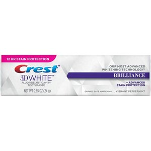 lot 163 image: Crest 3D White Brilliance  Sodium Fluoride  PASTE, DENTIFRICE