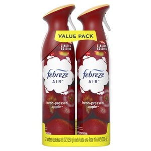 lot 230 image: Febreze Fresh-Pressed Apple Scented Air Freshener - 2pk - 17.6oz, White