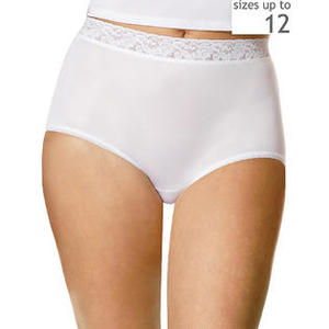 lot 373 image: Womens Plus Nylon Brief 3-Pack