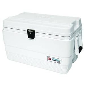 lot 5041 image: Igloo Marine Ultra Cooler (White, 54-Quart)