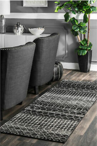 lot 5050 image: Nuloom Bodrum 3 x 5 ( black x Grey x White )