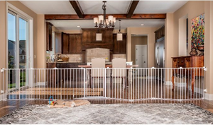 lot 5053 image: Regalia 4 in 1 play yard safety gate white
