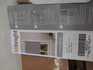 lot 5059 image: allbright roller blind 58x72