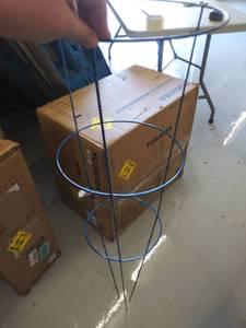 lot 5063 image: blue garden cage