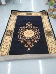 lot 5079 image: Superior Rugs.( black , Gold, Tan )59 width x 95 12.
