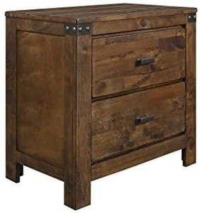 lot 5111 image: Global Furniture USA NS Victoria Nightstand, Rustic Oak