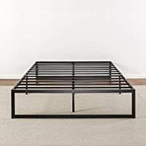 lot 5219 image: Zinus Abel 14 Inch Metal Platform Bed Frame  Mattress Foundation