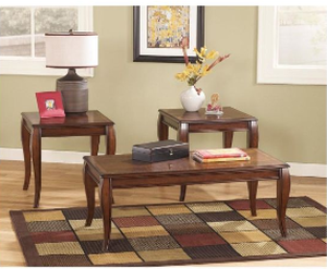lot 5226 image: Signature Design By Ashley( 3 Peice , Coffee Table an two end tables