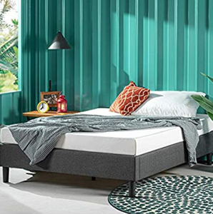 lot 5231 image: Zinus Curtis Platform King Grey