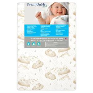 lot 5268 image: Dream On Me, 3 Inner Spring Coil Mini Crib Mattress