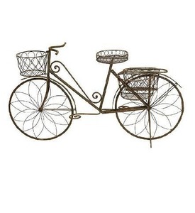 lot 5282 image: Metal Bicycle Planter