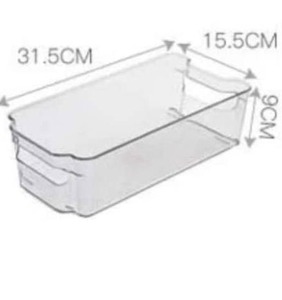 lot 5294 image: 2 Pack Soc-homeware Wide, Deep, Clear containers
