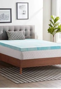 lot 5303 image: Gel Swirl Memory Foam Topper