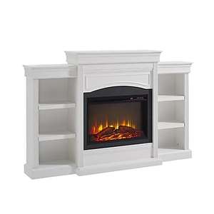 lot 5350 image: Ameriwood Home Lamont Mantel Fireplace, White