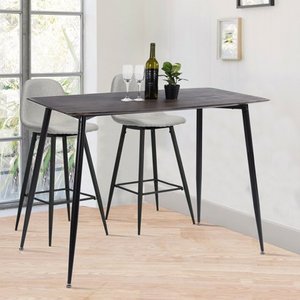 lot 5359 image: FurnitureR Bar Table Vintage Style,Diverge Table Top Height 35.4