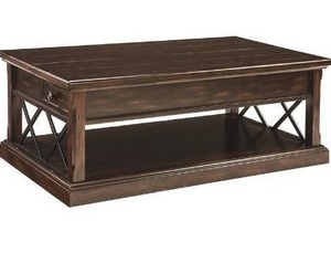 lot 5368 image: Signature Design by Ashley T701-9 Roddinton Coffee Table with Lift Top Dark Brown